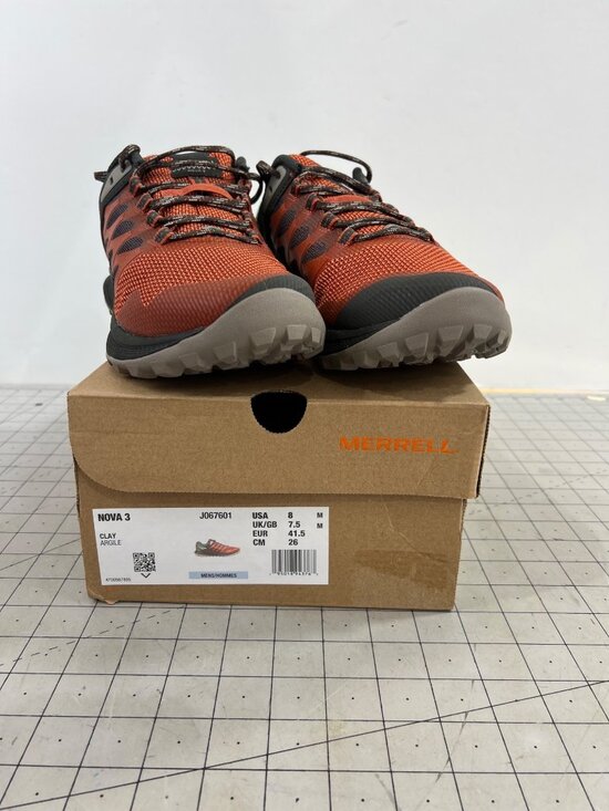 Merrell Other - Merrell Men's Nova 3 Low Trail Running Shoes Clay Sz. 8 New